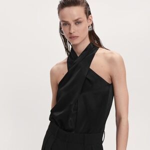 NWT Mango Crossover design top